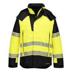Portwest PW3 FR Modaflame Hi-Vis téli esőkabát Yellow/Black S