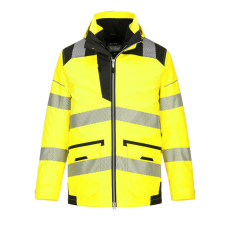 Portwest PW3 Hi-Vis 5-in-1 kabát Yellow/Black 5XL
