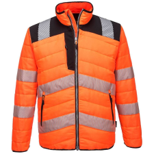 Portwest PW3 Hi-Vis Baffle kabát (narancs/fekete, L) (PW371OBRL) munkaruha