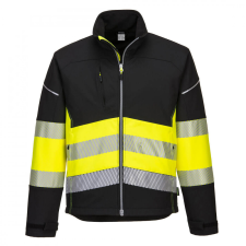 Portwest PW3 Hi-Vis Class 1 Softshell kabát (3L) munkaruha