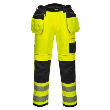 Portwest PW3 Hi-Vis Holster nadrág (sárga/fekete, 36) láthatósági ruházat