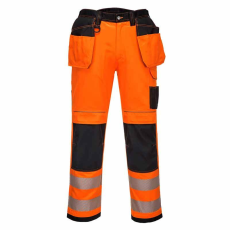 Portwest PW3 Hi-Vis Holster nadrág T501 Narancs/Fekete 41 méret