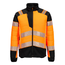 Portwest PW3 Hi-Vis Hybrid Baffle kabát Orange/Black XL