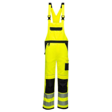 Portwest PW3 Hi-Vis kantáros nadrág (sárga/fekete, S)