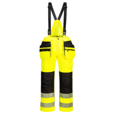 Portwest PW3 Hi-Vis kantáros nadrág Yellow/Black XXL