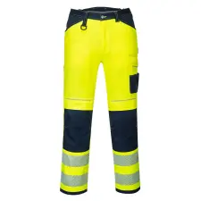 Portwest PW3 Hi-Vis nadrág Yellow/Navy 38 láthatósági ruházat
