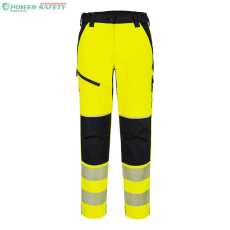 Portwest PW3 Hi-Vis Női streccs nadrág - Sárga/Fekete