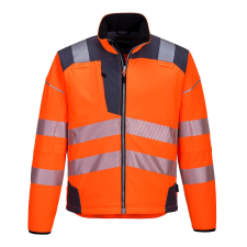 Portwest PW3 Hi-Vis Softshell kabát (narancs/szürke, L) láthatósági ruházat