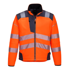 Portwest PW3 Hi-Vis Softshell kabát (narancs/szürke, XXL) láthatósági ruházat