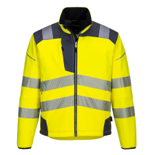 Portwest PW3 Hi-Vis Softshell kabát (sárga/szürke, XXL) láthatósági ruházat
