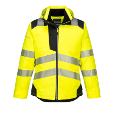 Portwest PW3 Hi-Vis télikabát Yellow/Black 6XL láthatósági ruházat