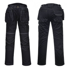 Portwest PW3 Stretch Holster Work derekas nadrág Fekete
