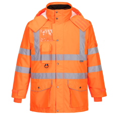 Portwest RT27 Hi-Vis légáteresztő az 7-in-1 közlekedési kabát