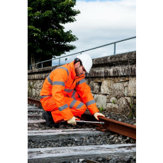 Portwest -RT62 Hi-Vis légáteresztő bomber dzseki XXL narancssárga
