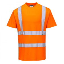 Portwest S170 Cotton Comfort jól láthatósági póló (narancs, 4XL) láthatósági ruházat