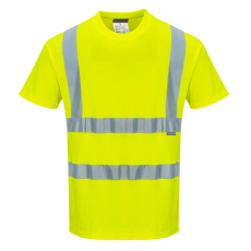 Portwest S170 Cotton Comfort jól láthatósági póló (sárga, S)