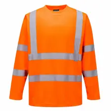 Portwest S178 Hi-Vis hosszú ujjú póló narancs színben munkaruha