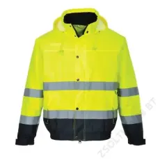 Portwest S266 Hi-Vis kéttónusú bomber kabát