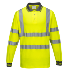 Portwest S271 Cotton Comfort jól láthatósági pólóing (sárga, XL)