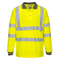 Portwest S277YERXL Portwest Hi-Vis hosszú ujjú pólóing