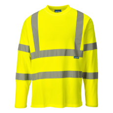Portwest S278 Hi-Vis hosszú ujjú pólóing sárga