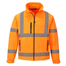 Portwest -S424 HiVis klasszikus Softshell kabát (3L) XXXL Narancs láthatósági ruházat