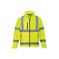 Portwest S424 - Jól láthatósági Softshell dzseki (3L) - sárga
