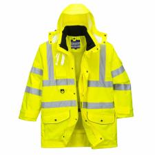 Portwest S427 Hi-Vis 7:1 Traffic kabát láthatósági ruházat