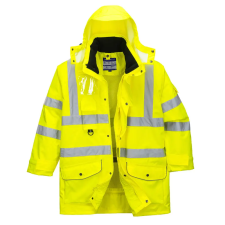 Portwest S427YER6XL Portwest Jól láthatósági 7 az 1-ben munkavédelmi kabát láthatósági ruházat