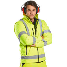 Portwest S428 Jól láthatósági Softshell dzseki (SÁRGA, L)