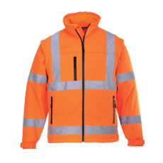 Portwest S428ORRS Portwest Jól láthatósági Softshell dzseki