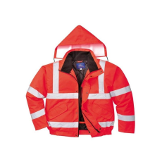 Portwest S463 - Jól láthatósági bomber dzseki - piros