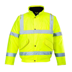 Portwest S463 Jól láthatósági bomber dzseki sárga 8XL-ig