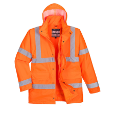 Portwest S468 Jól láthatósági 4 az 1-ben kabát (NARANCS, 4XL) láthatósági ruházat