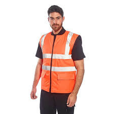 Portwest S469 Jól láthatósági kifordítható mellény (NARANCS, 5XL) láthatósági ruházat