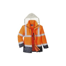 Portwest (S471) HI  VIS 4 az 1-ben contrast traffic kabát