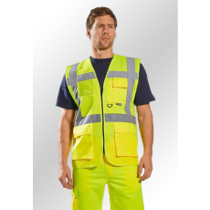Portwest S476 Jól láthatósági vezetői mellény (SÁRGA, 5XL)