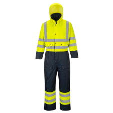 Portwest S485 Hi-Vis Contrast bélelt overál sárga/navy színben munkaruha