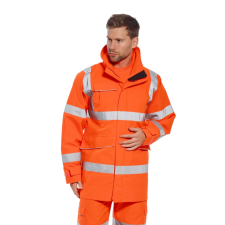 Portwest S590 Extreme Parka jól láthatósági kabát (narancs, L) láthatósági ruházat