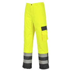 Portwest S686-s Portwest, Hi-Vis Contrast nadrág - bélelt, Jólláthatósági