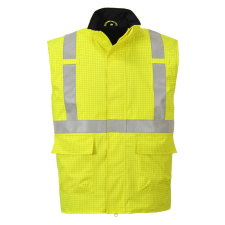Portwest S776 lángálló láthatósági antisztatikus mellény sárga színben láthatósági ruházat