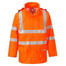 Portwest Sealtex Flame Hi-Vis lángálló esőkabát narancs XXXL
