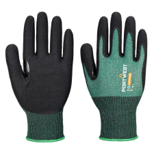 Portwest SG Cut B18 Eco nitril kesztyű ( 12 pár) Green/Black S védőkesztyű
