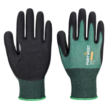 Portwest SG Cut B18 Eco nitril kesztyű ( 12 pár) Green/Black XL védőkesztyű