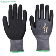Portwest SG Grip15 Eco nitril kesztyű ( 12 pár) - Szürke/Fekete védőkesztyű