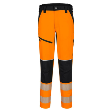 Portwest T140 PW3 Hi-Vis streccs nadrág narancs-fekete láthatósági ruházat