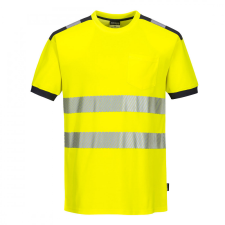 Portwest T181 - PW3 Hi-Vis póló (sárga/szürke, L) láthatósági ruházat