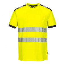 Portwest T181 - PW3 Hi-Vis póló (sárga/szürke, M) láthatósági ruházat