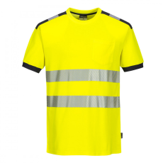 Portwest T181 - PW3 Hi-Vis póló (sárga/szürke, S)