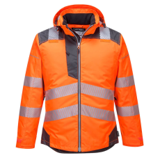 Portwest T400 Portwest PW3 Vision Jól láthatósági kabát (narancs/szürke, XL)